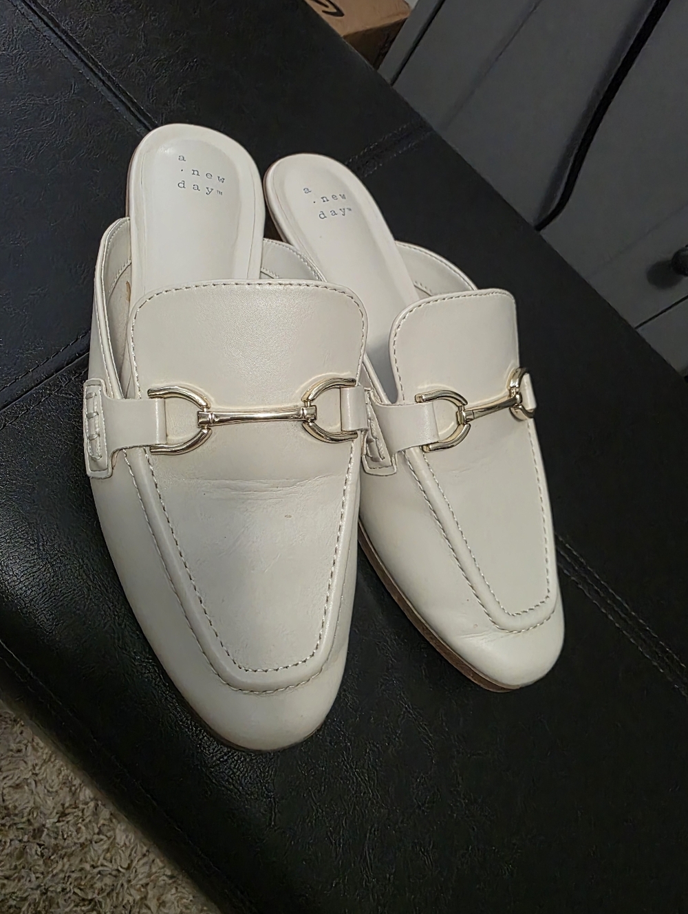 Women's Sandy Mule Flats With Memory Foam Insole